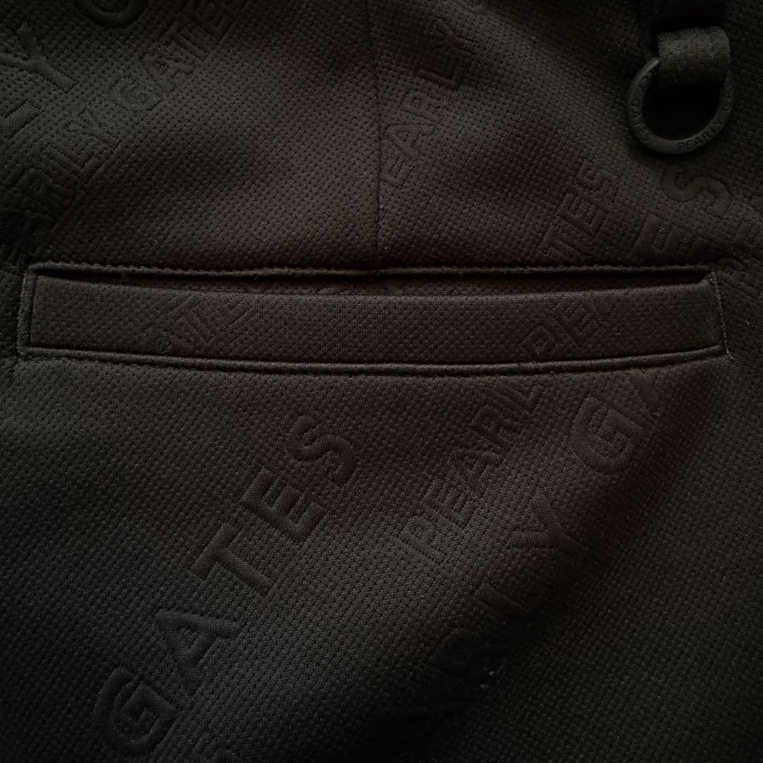 現行モデル　美品　パーリーゲイツ　ジョガーパンツ　XL〜XXL黒　総柄 ゴルフ