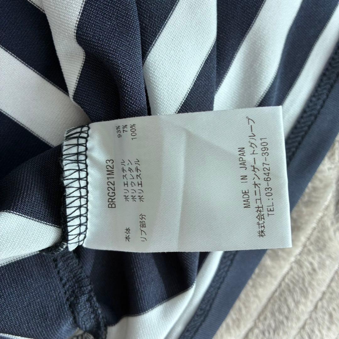 BRIEFING MENS STRIPE POLO ボーダーポロシャツ　Lサイズ