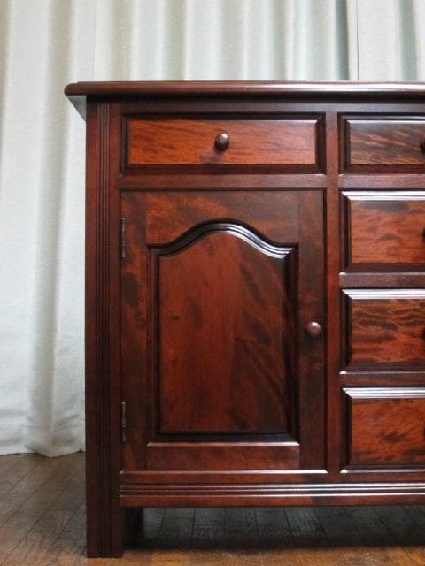 美品 松本民芸家具 ミズメザクラ 無垢材 G型 サイドボード 定価550,000