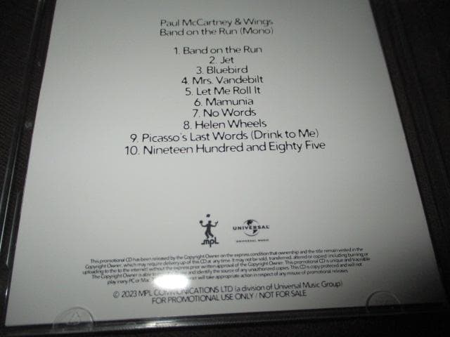 洋楽 paul mccartney band on the run (RARE!!)