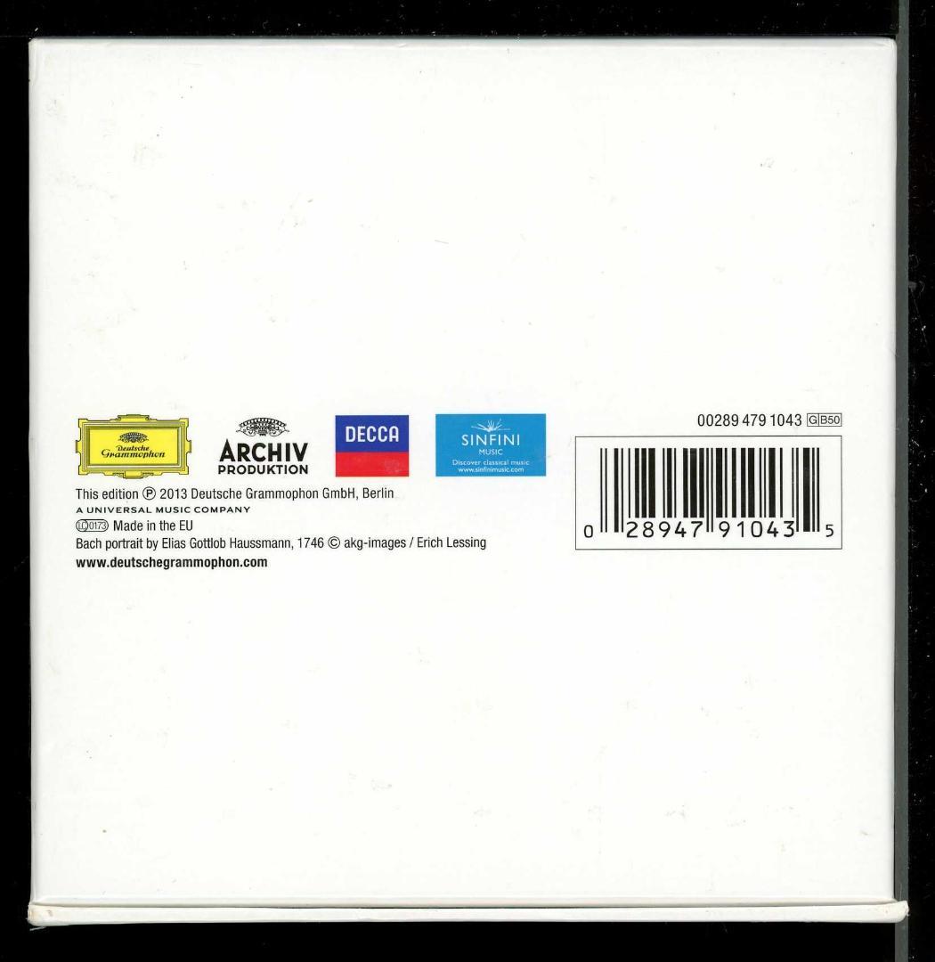 バッハ・マスターワークス～オリジナル・ジャケット・コレクション 50枚組