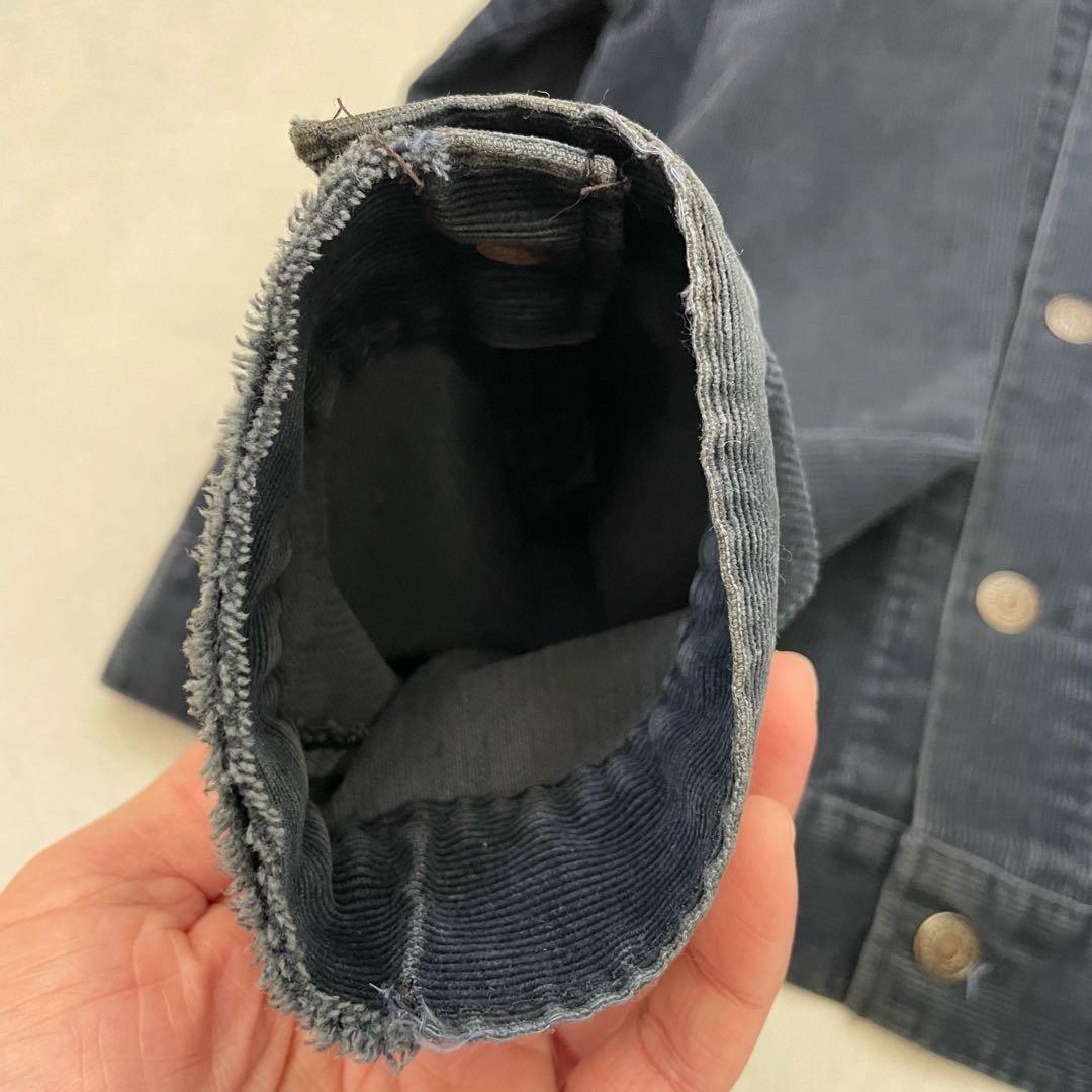 リーバイス コーデュロイジャケット 70s ネイビー 44 三角タグ