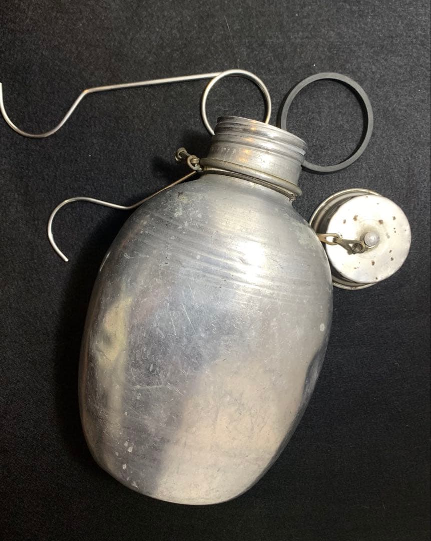 イギリス軍 軍放出品 40s ヴィンテージ キャンティーン 直火 アルミ 焚火