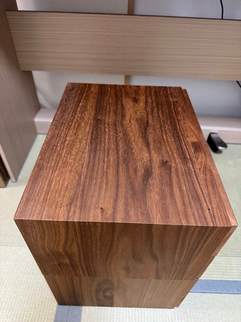 無印良品 スタッキングチェスト・引出し・2段　2セット　ウォールナット