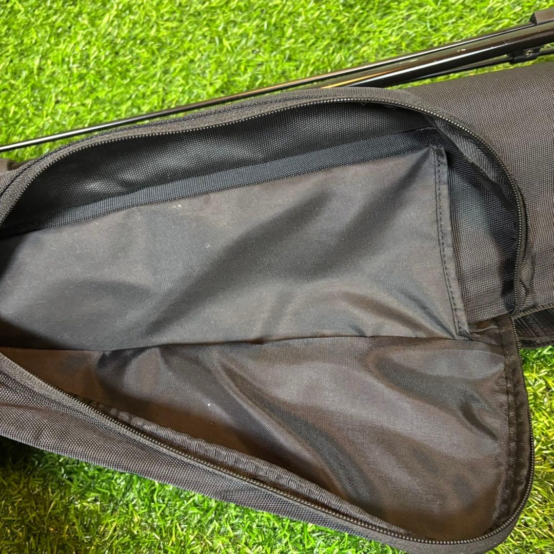 BEAMS GOLF クラブケース スタンド付き キャディバッグ ブラック