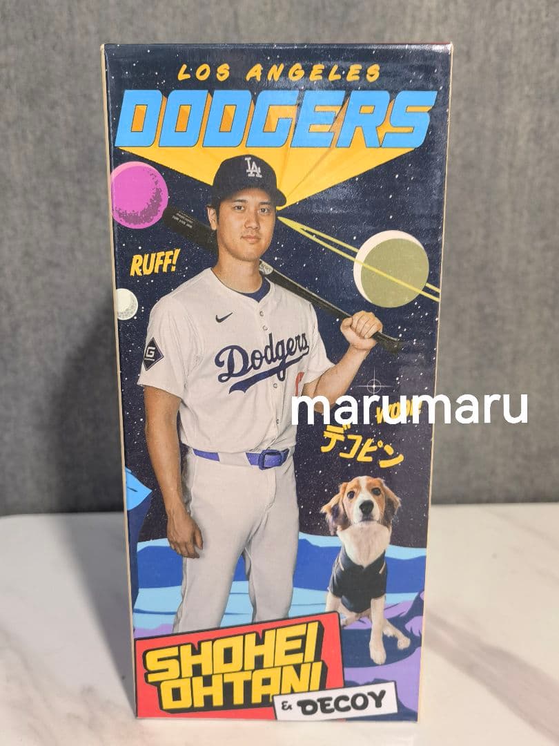 [本物]8月28日来場者限定 大谷翔平&デコピン ボブルヘッド ドジャース ⑨