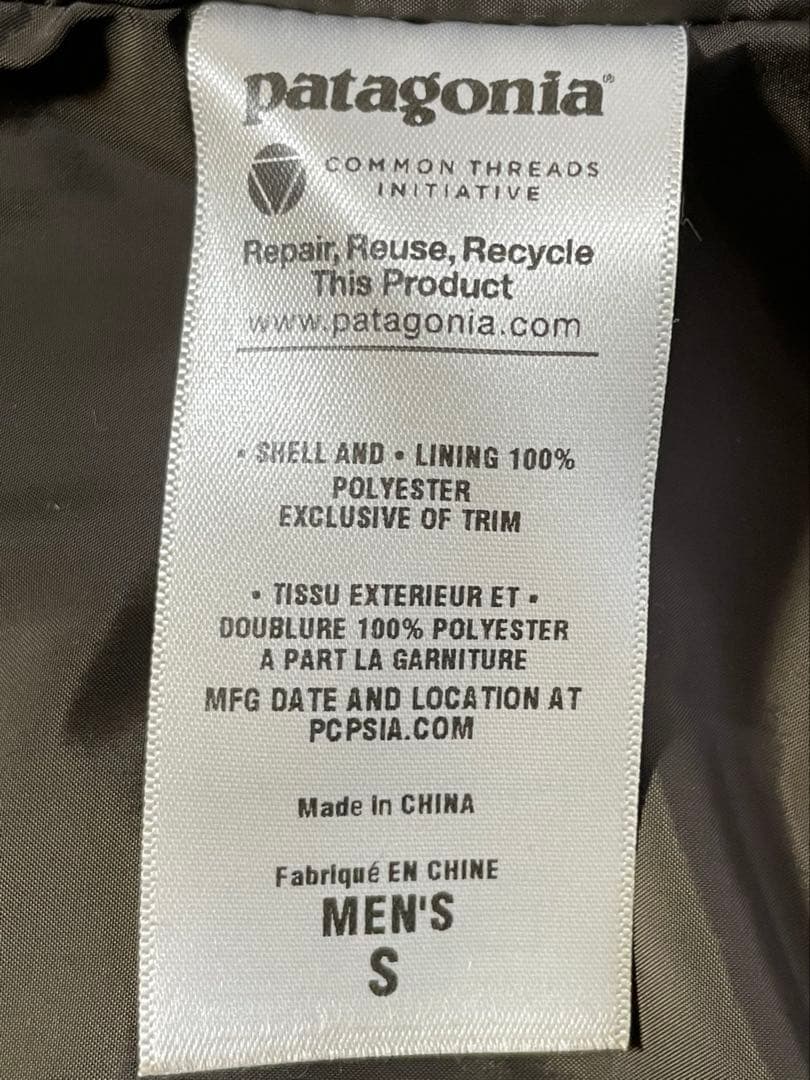 R*o様 美品　Patagonia ジャケットコート　パフジャケット　メンズ　サ