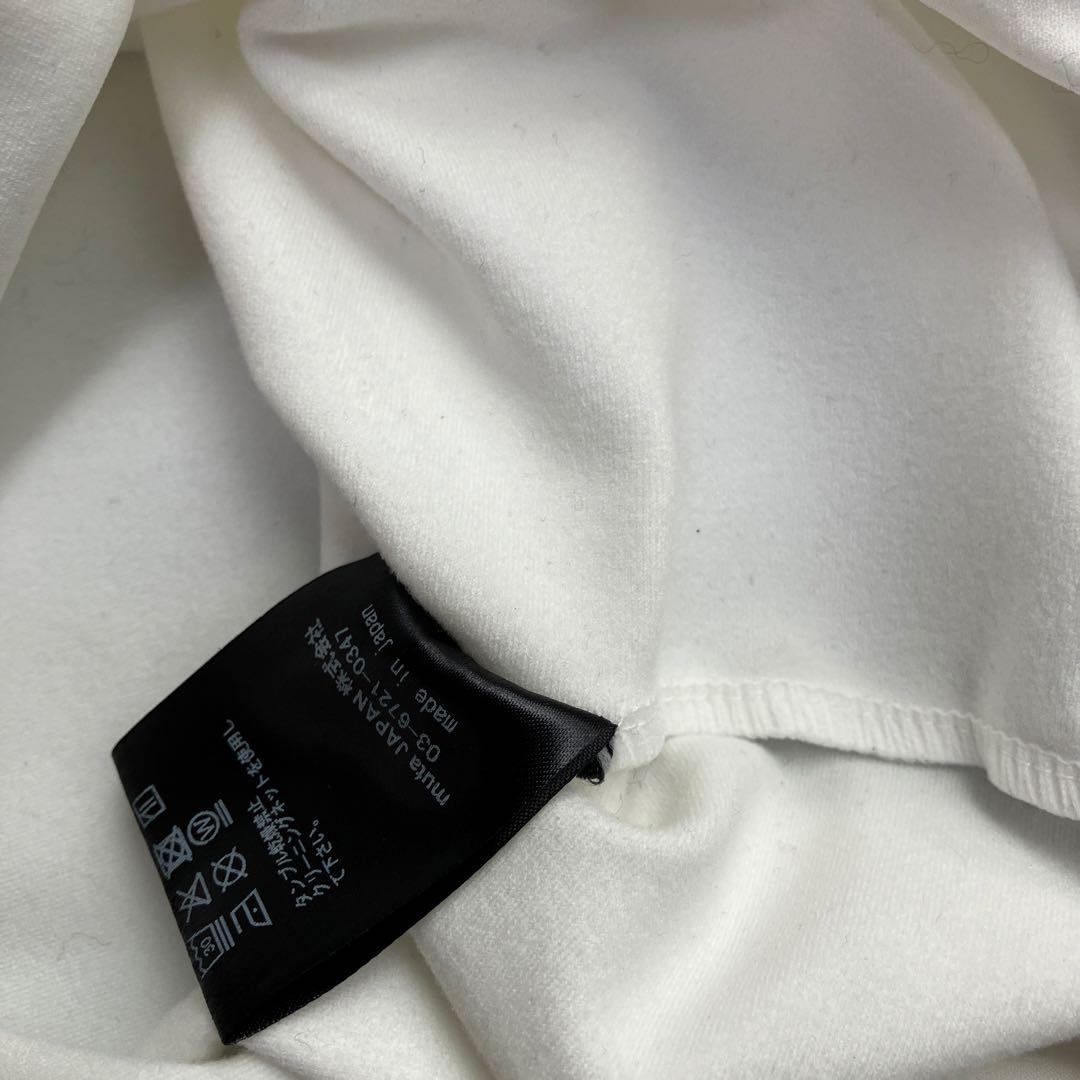 ムータマリンゴルフMMロゴ　ホワイトハイネックセーター