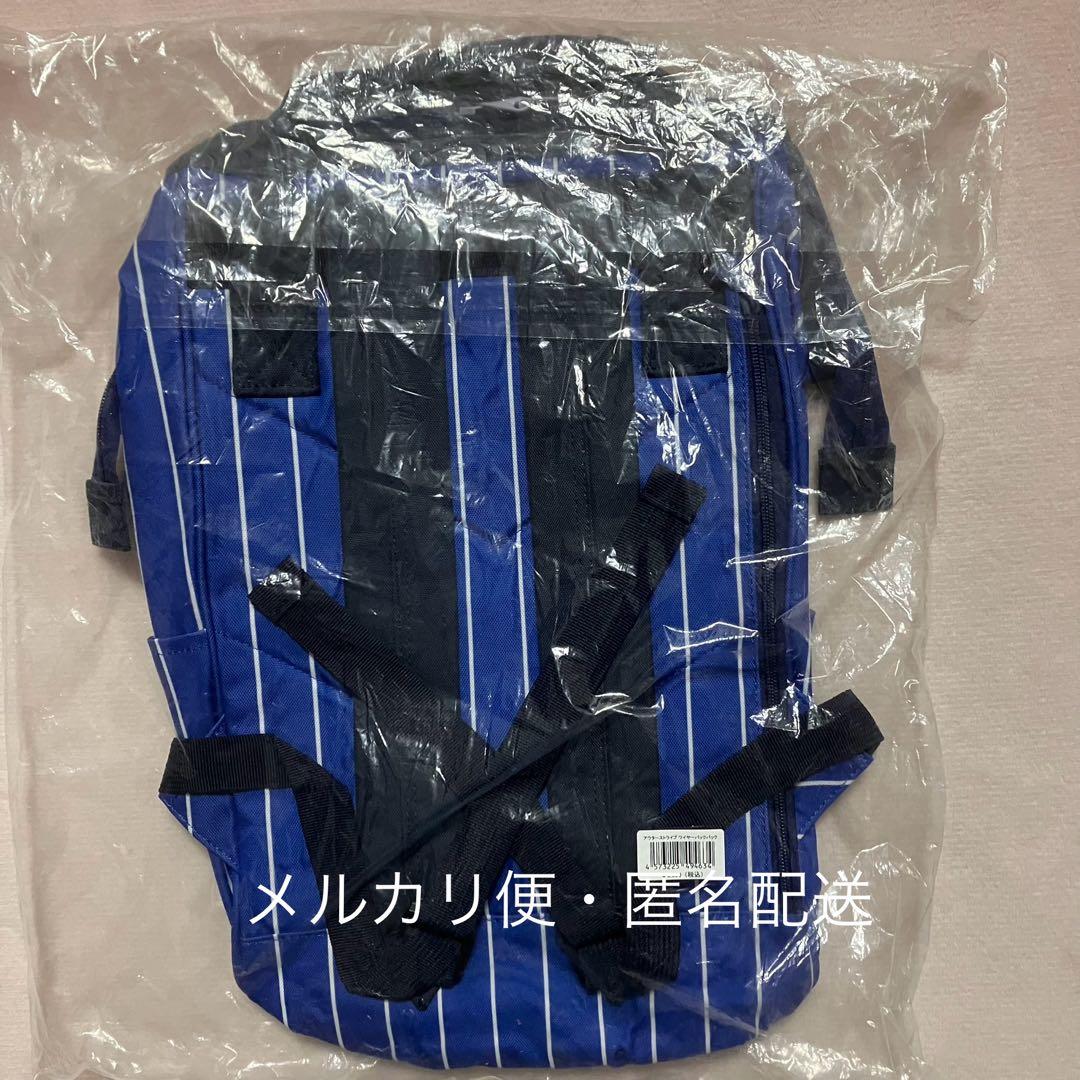 横浜DeNAベイスターズ ワイヤーバックパック ストライプ