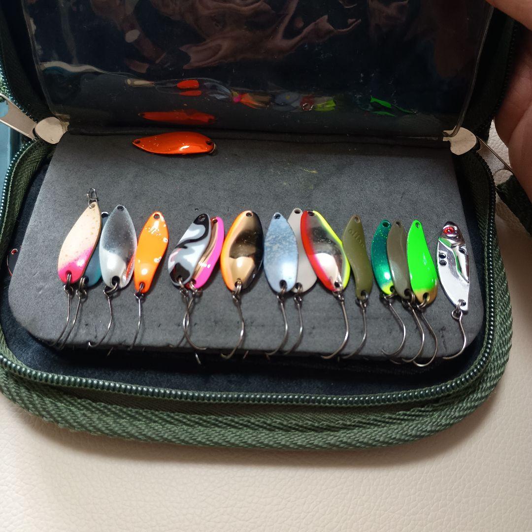 と*ん様 管釣スプーンルアーセット 101個 ケースワレット付き