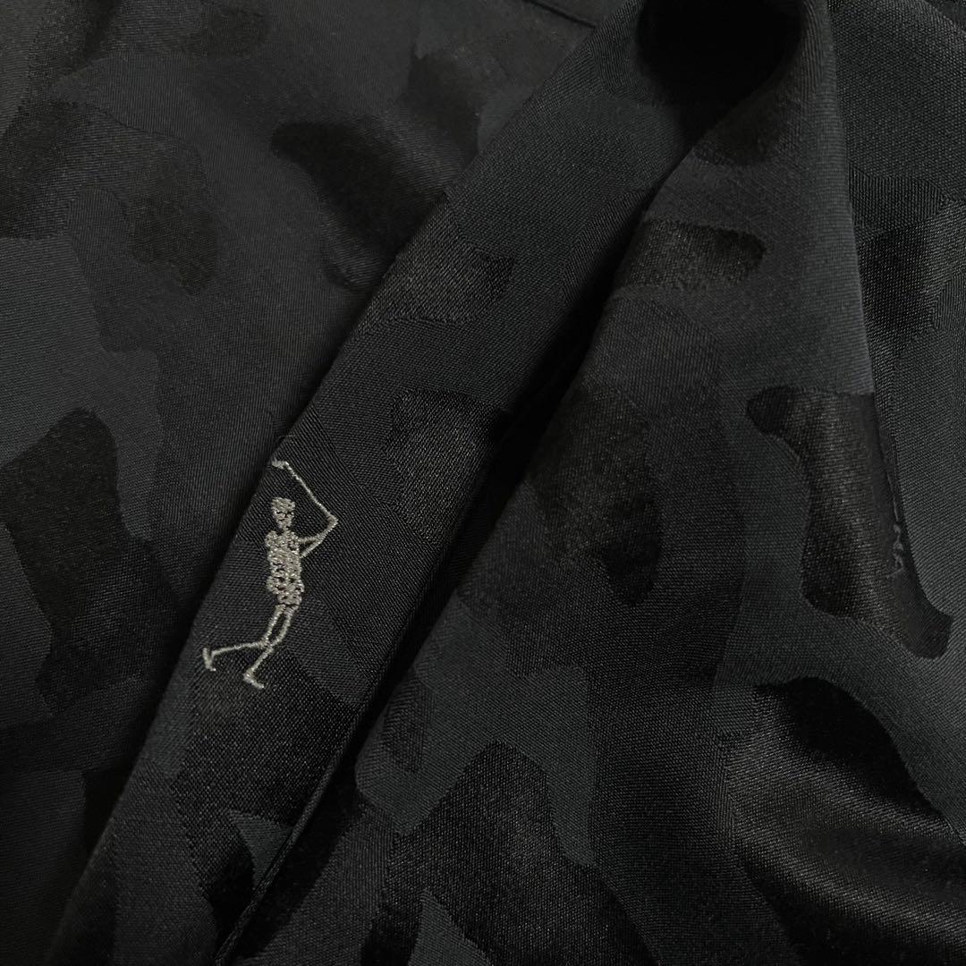 美品 人気 MARK&LONA スカルカモ ジャガード ゴルフ ロングパンツ M