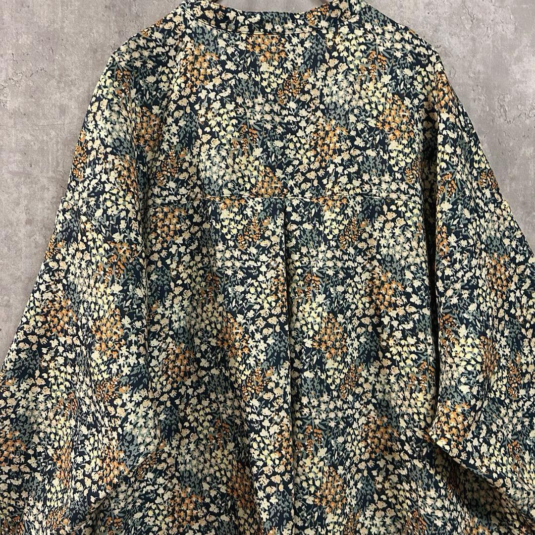 美品JOURNALSTANDARDLUXE ハリ感と落ち感プリントワンピースF