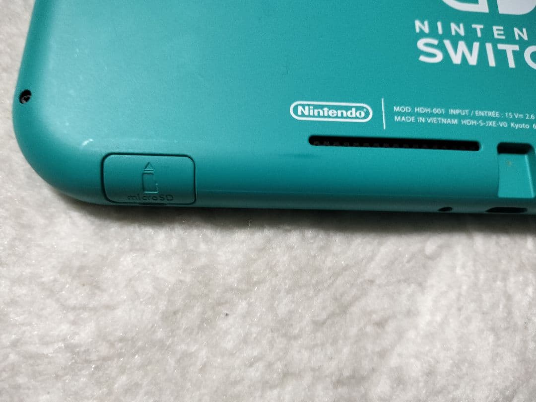 ジャンクNintendo Switch Lite ターコイズ不動品
