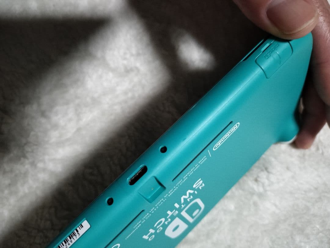 ジャンクNintendo Switch Lite ターコイズ不動品