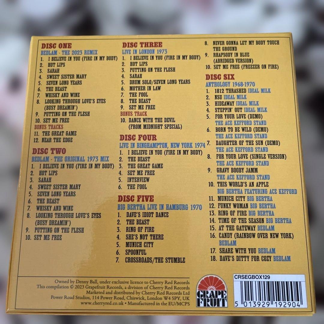 コージーパウエルTHE BEDLAM ANTHOLOGY 6CD