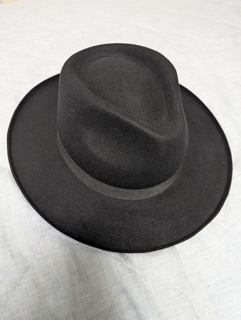 帽子 REQ HATTER BRIM UP LONG FELT HAT