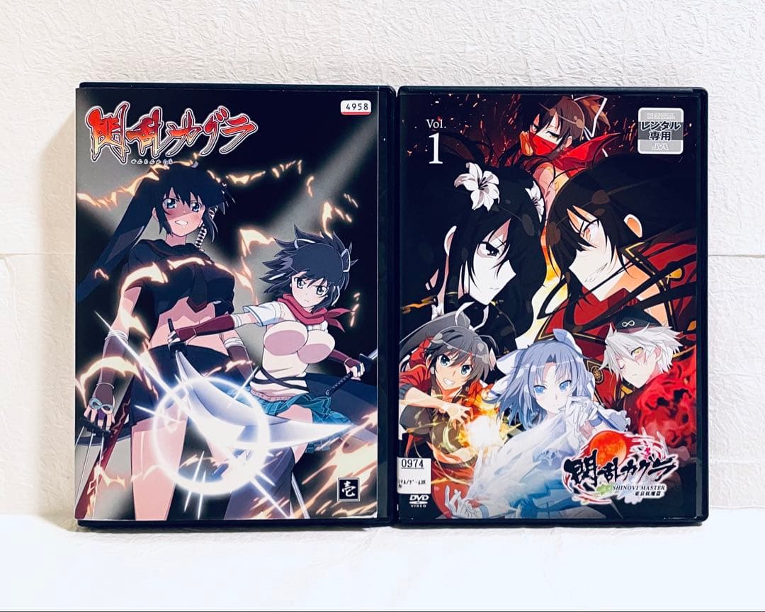 閃乱カグラ　(全６巻)+東京妖魔篇(全６巻) 【全12巻】　　DVD 全巻