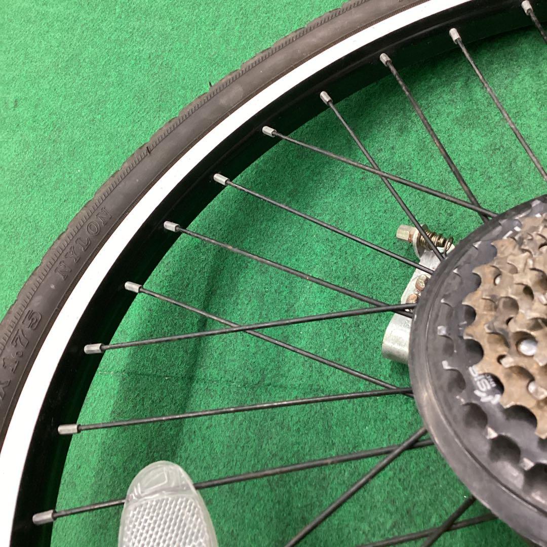 アルミリム　22×1.75 タイヤ付 外装6段　バンドブレーキ　22インチ