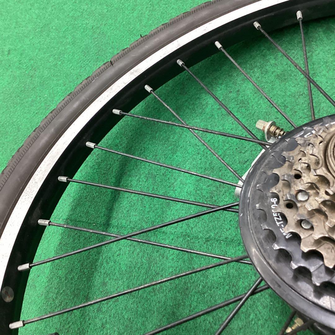 アルミリム　22×1.75 タイヤ付 外装6段　バンドブレーキ　22インチ