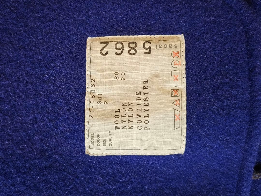 sacai ドッキング　ケープコート