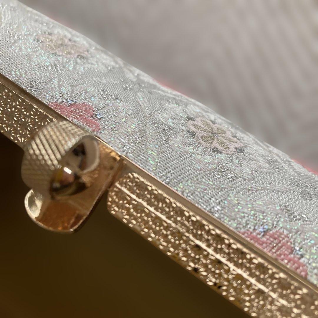 8/30限定SALE● 花柄バッグと刺繍入り草履のセット　　成人式　卒業式