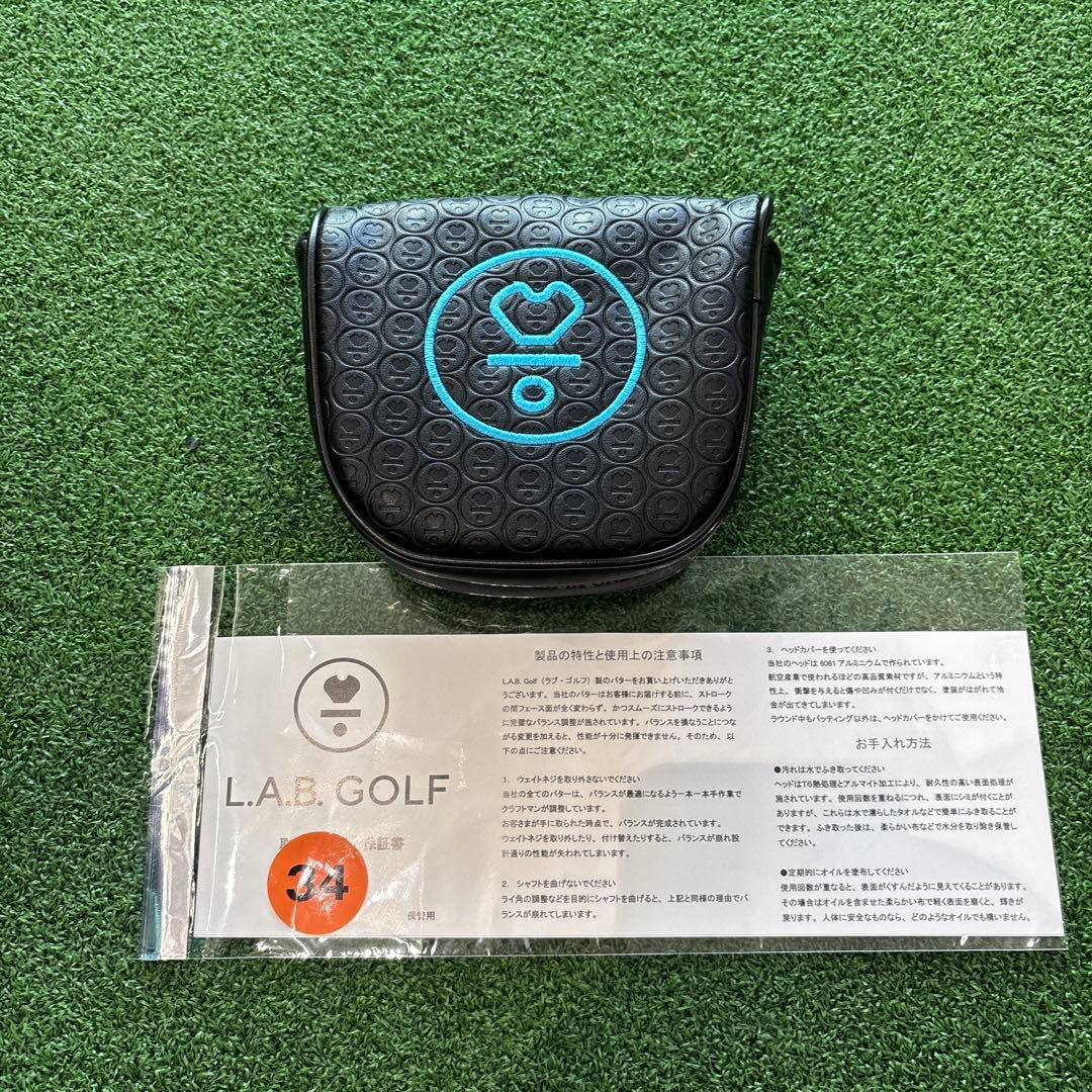 新品 L.A.B GOLF DF3 34 インチ 69° 保証書付 ラブゴルフ