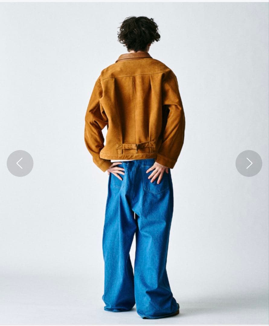 ビヨンセ　417 EDIFICE スエードウエスタン Gジャン