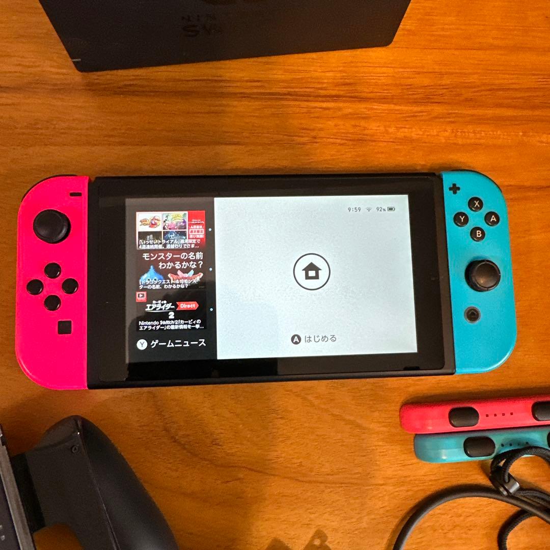 Nintendo Switch ネオンピンク・ブルー本体