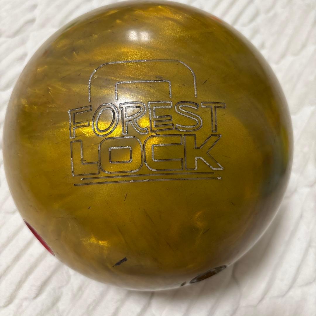 STORM FOREST LOCK ボウリングボール ゴールド