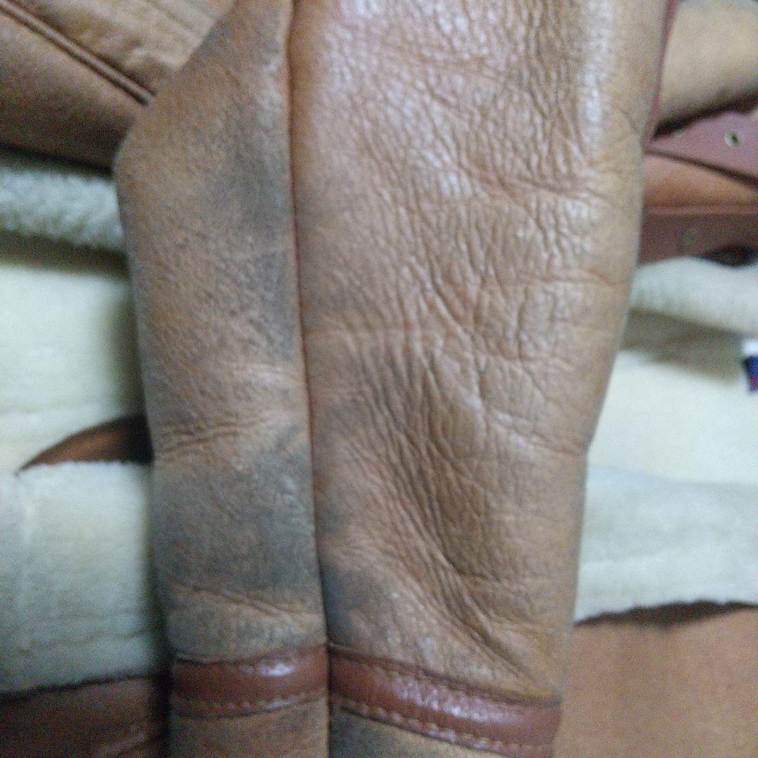 schott リアルムートン　レザージャケット　B-3 本革