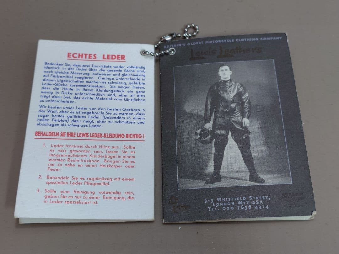 ルイスレザー ライトニング 44 タイトフィット