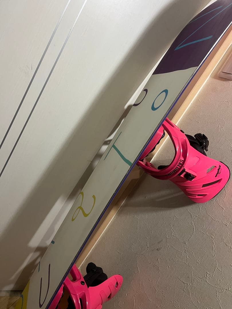 初中級者専用設計！BURTON feather 140 サロモンバインセット