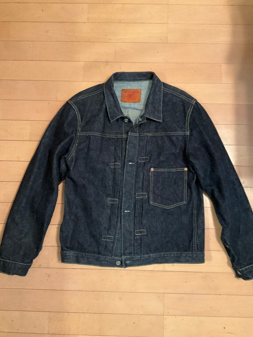 TCB Jeans s40s大戦デニムジャケット　サイズ44 Tバック