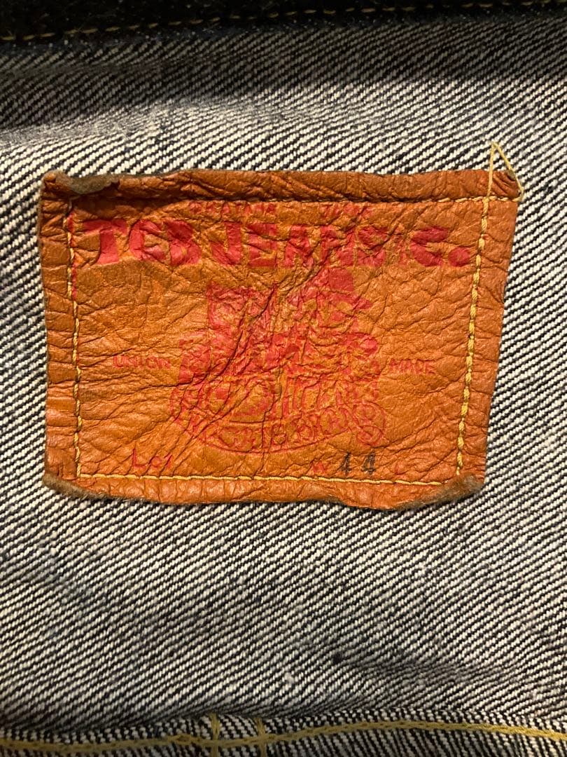 TCB Jeans s40s大戦デニムジャケット　サイズ44 Tバック