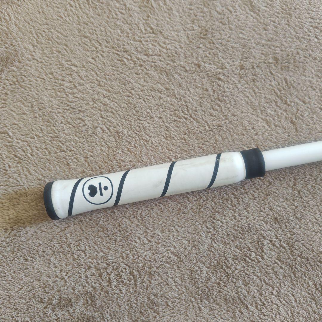 ラブゴルフ　レフティ　中尺　ホワイト・ブルー マレット型パター