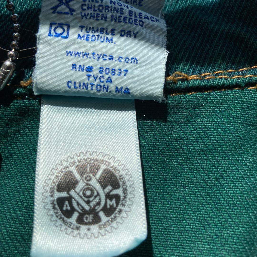 90's TYCA USA製　バックエンボス　デニムジャケット　Gジャン　3XL