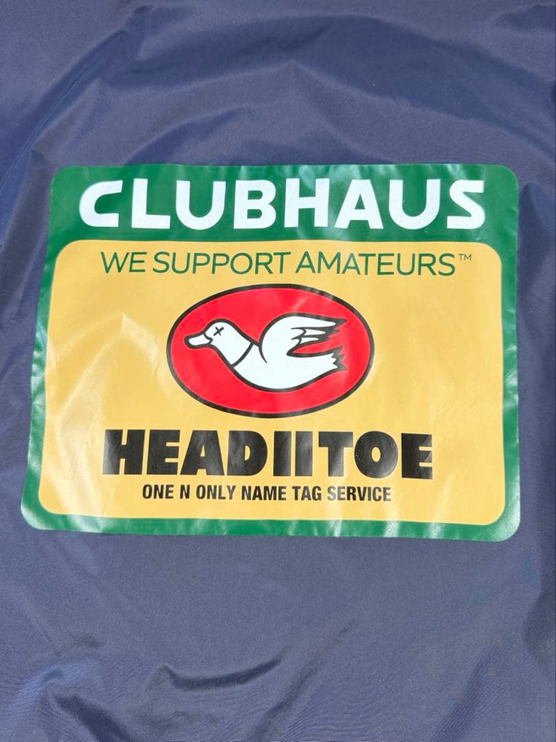 極美品HIIT × CLUBHAUS コーチジャケット クラブハウス ネイビー