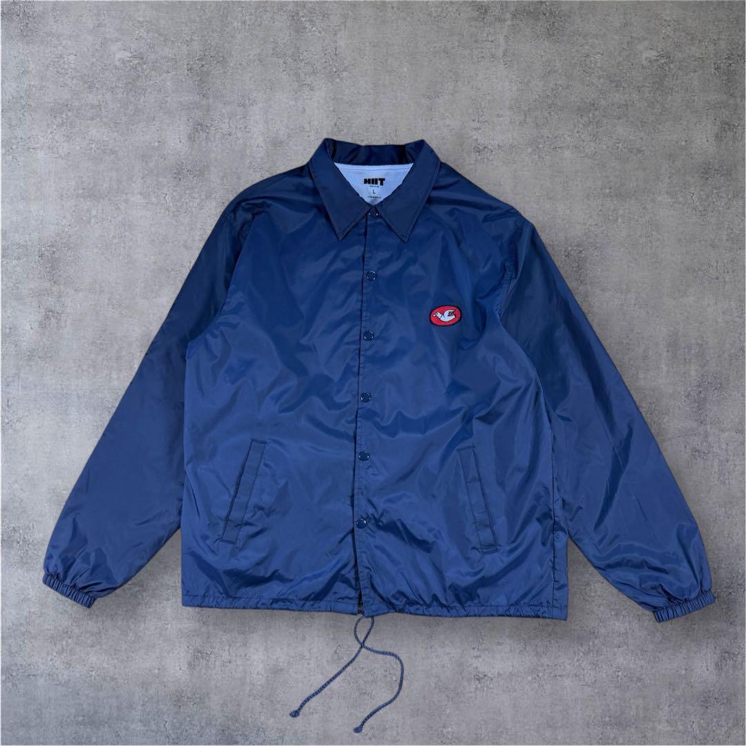極美品HIIT × CLUBHAUS コーチジャケット クラブハウス ネイビー