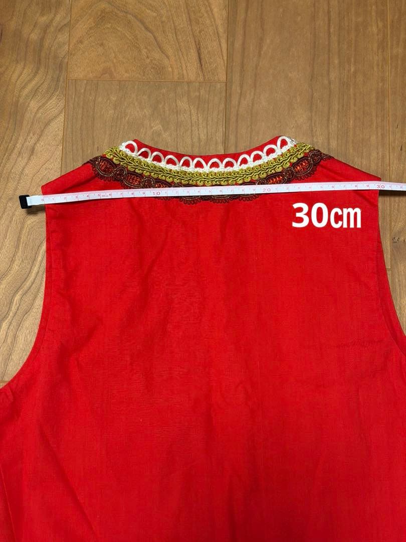 フォークダンス衣装 民族衣装 ハンドメイド ベスト スカート エプロン3点セット