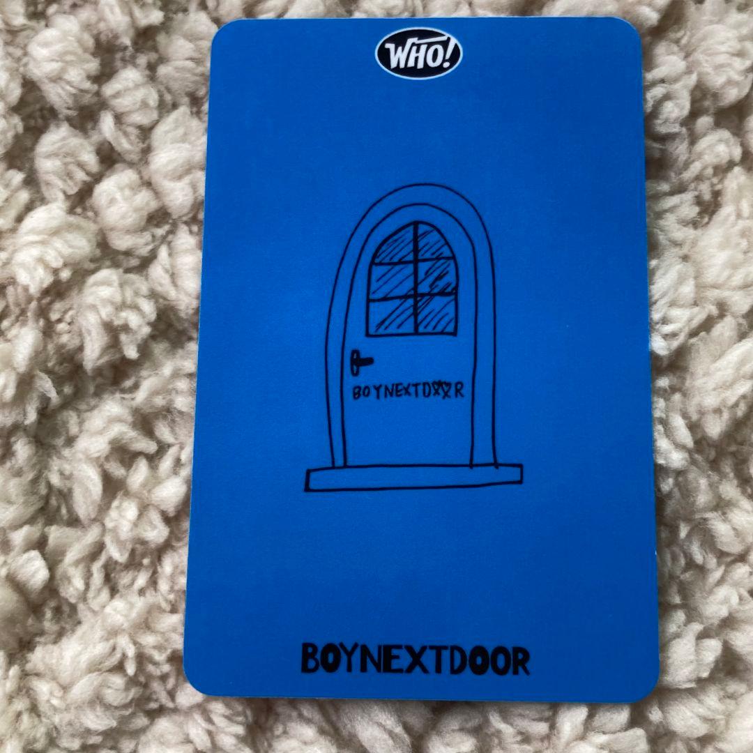 BOYNEXTDOOR WHO！事前収録 ラキドロ サノク トレカ テサン