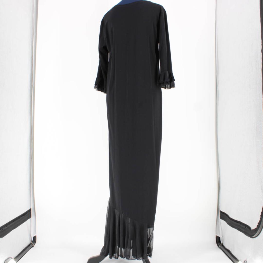 【美品 社交ダンス衣装】ワンピース ドレス 黒 ブラック Mサイズ Lサイズ