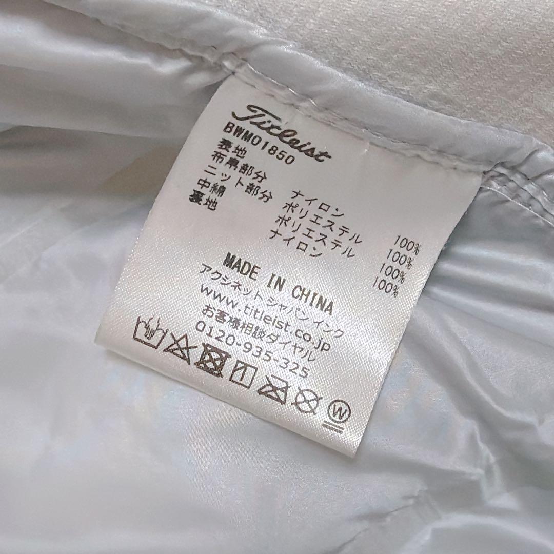 希少 タイトリスト×メルセデスベンツ 中綿 ハイブリッドニットジャケット LL