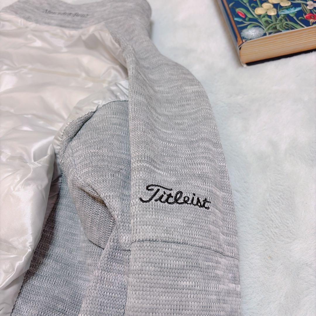 希少 タイトリスト×メルセデスベンツ 中綿 ハイブリッドニットジャケット LL