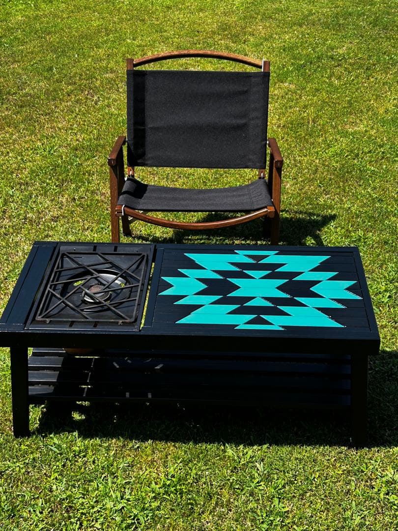 フラットバーナー　テーブル　オルテガ