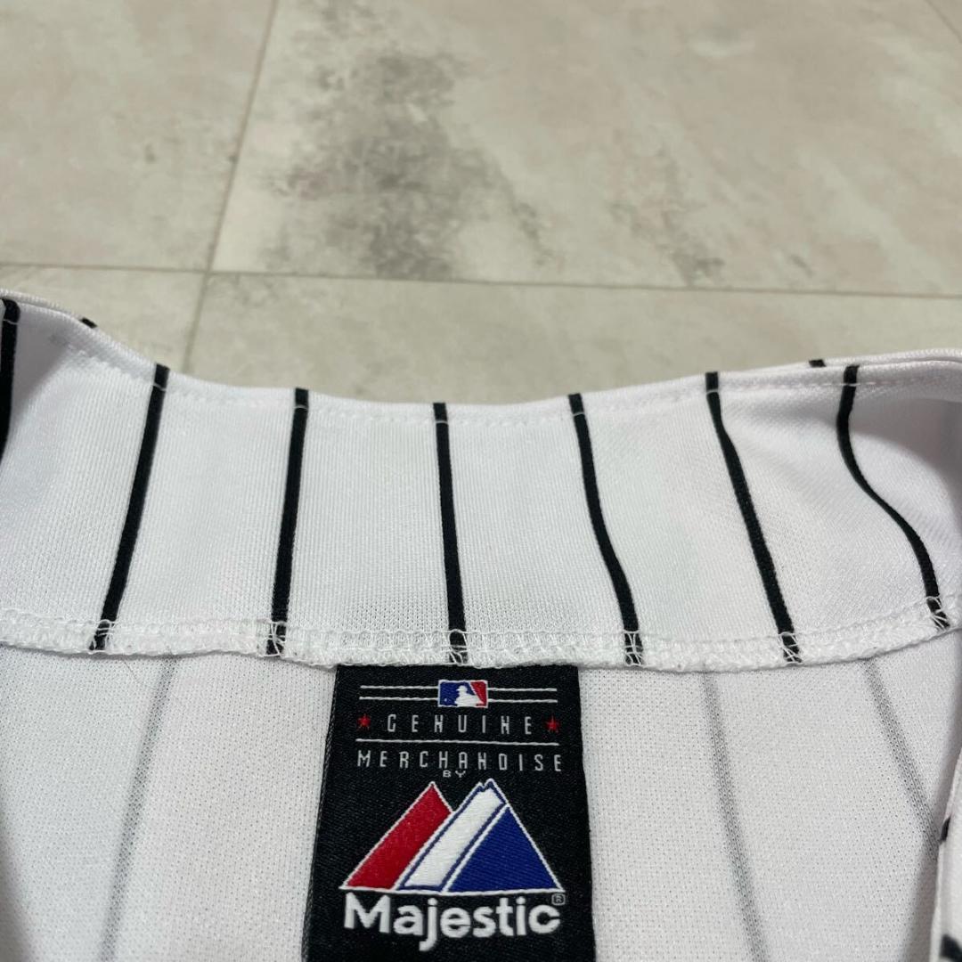 マジェスティック シカゴ ホワイトソックス ベースボールシャツ ユニフォーム