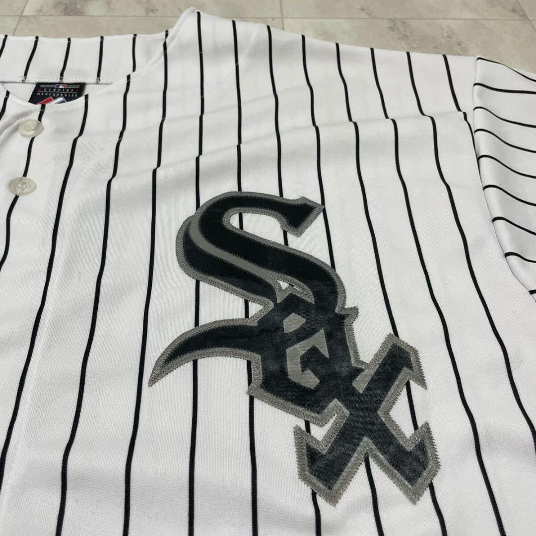 マジェスティック シカゴ ホワイトソックス ベースボールシャツ ユニフォーム