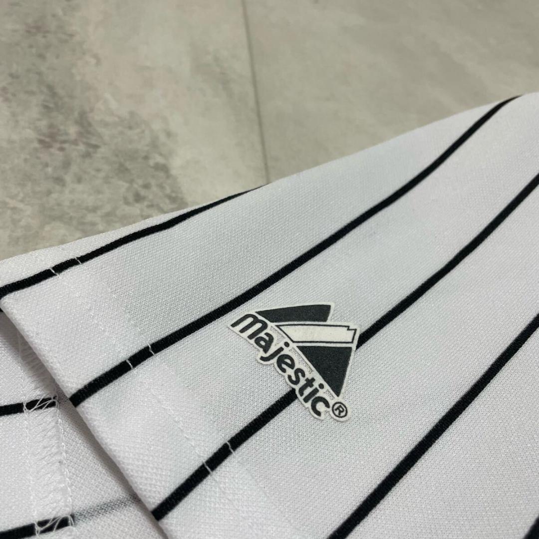 マジェスティック シカゴ ホワイトソックス ベースボールシャツ ユニフォーム