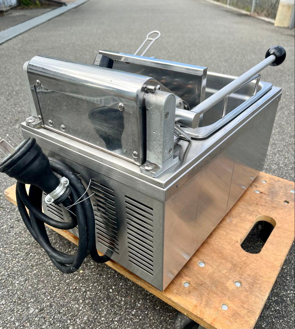 フジマック業務用卓上電気フライヤー 3相200V 8リットル