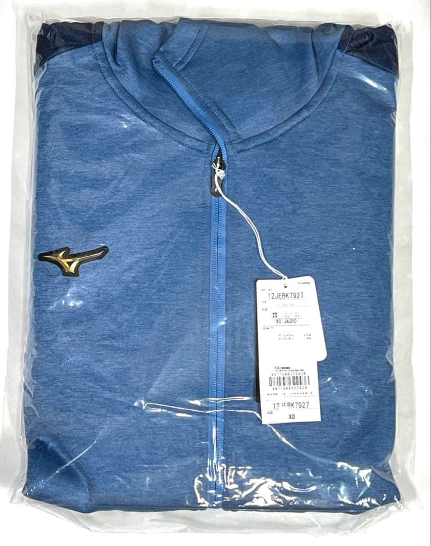 【ミズノプロ】ストレッチスウェットフーディ パリブルー XO 12JEBK79