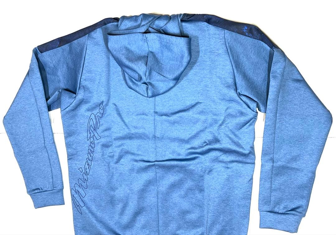 【ミズノプロ】ストレッチスウェットフーディ パリブルー XO 12JEBK79